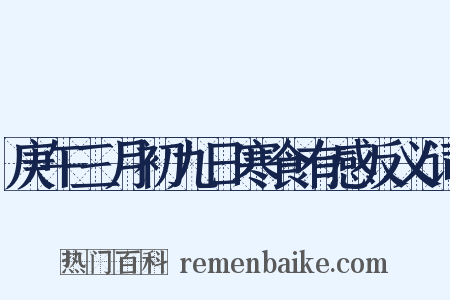 庚午三月初九日寒食有感反义词是什么意思的图片